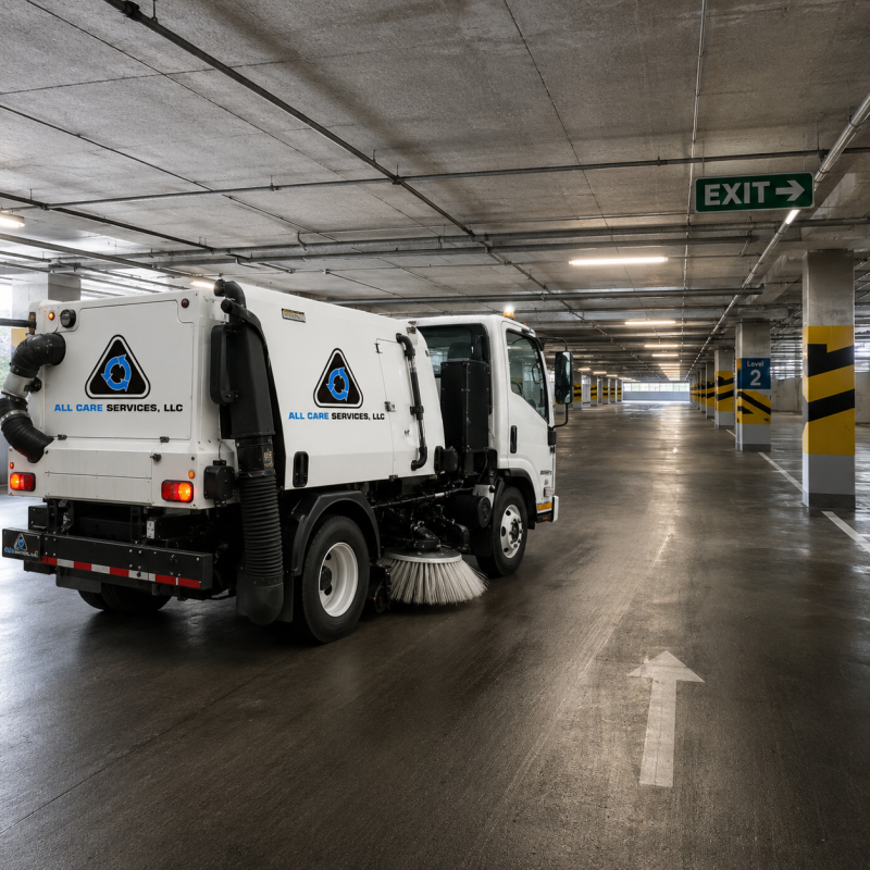 Parking Garage Sweeping Overland Park